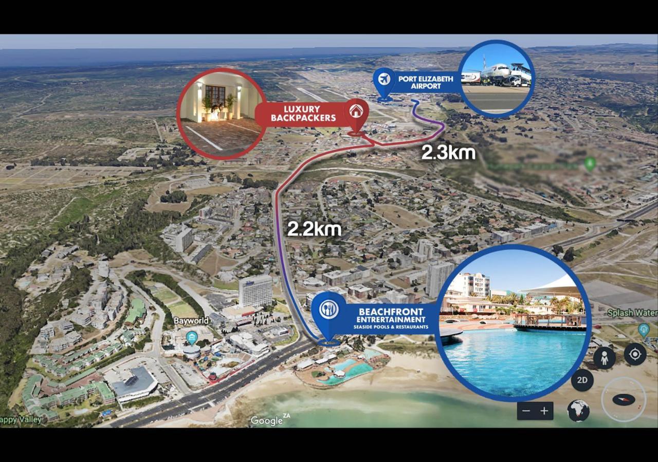 Hostel Luxury Backpackers Port Elizabeth Exterior foto
